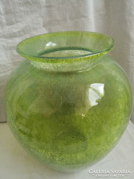 Glass vase from Berekfürdő