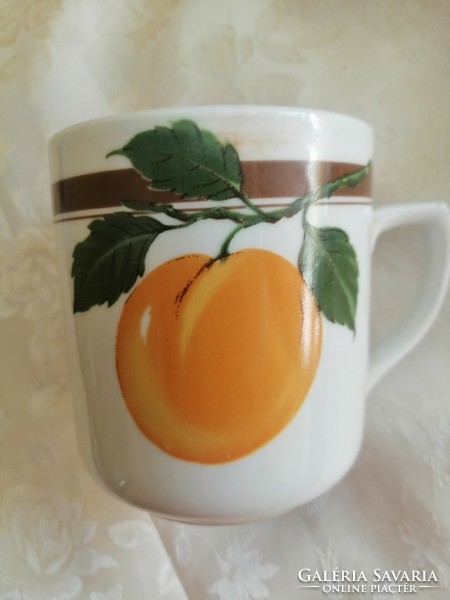 Peach Czech cup is beautiful