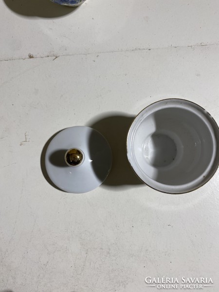 Herneberg German porcelain coffee cup and sugar bowl. 4861