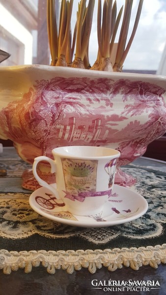 Provance lavender coffee cup and saucer