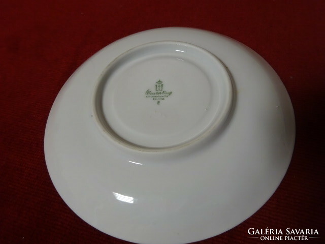 Winterlung Bavarian German porcelain, tea cup coaster, diameter 14 cm. Jokai.
