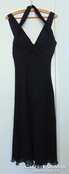Extra csinos Gina Bacconi  fekete hosszú alkalmi ruha  40 / 42 - M / L