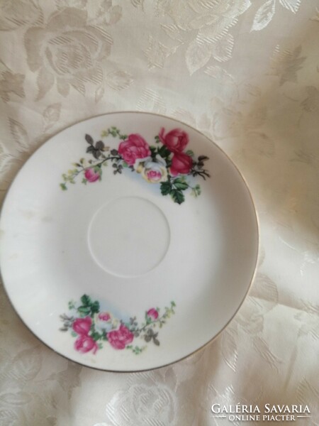 China rózsás tányér 13 cm gyönyörű