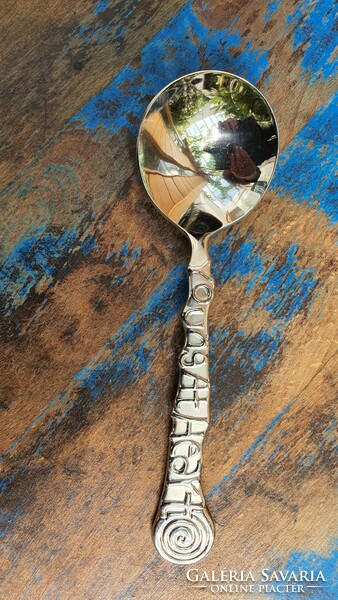 Young at heart ice cream scoop with inscription young at heart