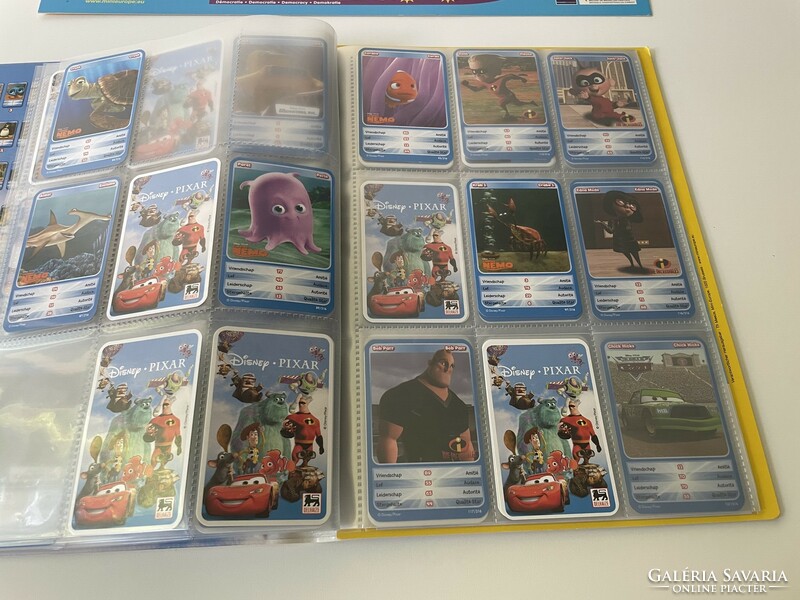 Disney pixar cards + collector's book
