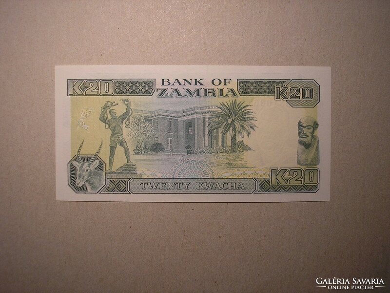 Zambia - 20 Kwacha 1989 UNC