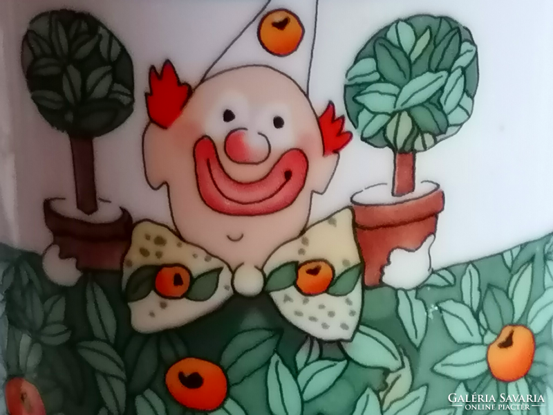 Villeroy & bch clown pattern children's soup cup