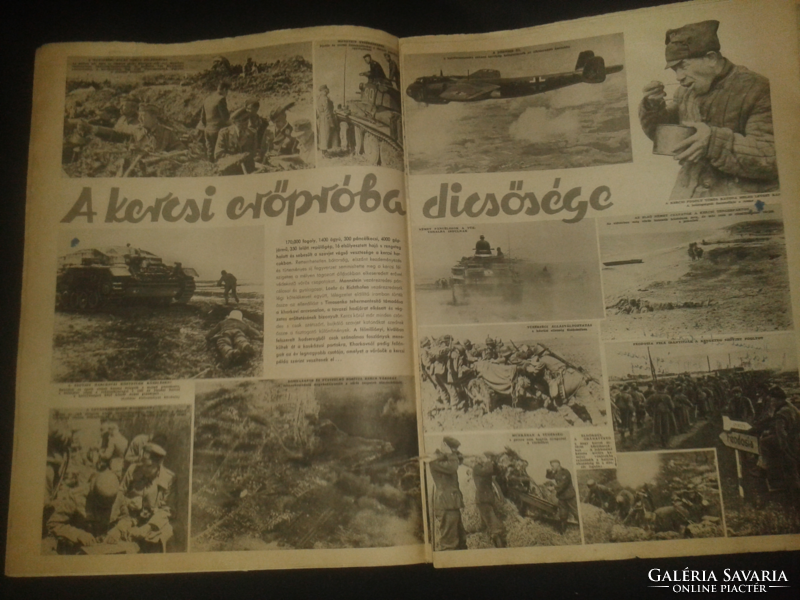 1942 Magyar Futár, Rajniss Ferenc II. VH képes heti lap ( II. évfolyam 22 szám )
