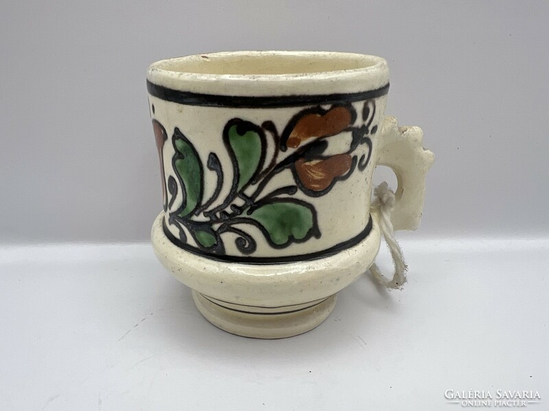 Korondi ceramic cup, signed, size 10 cm. 4912