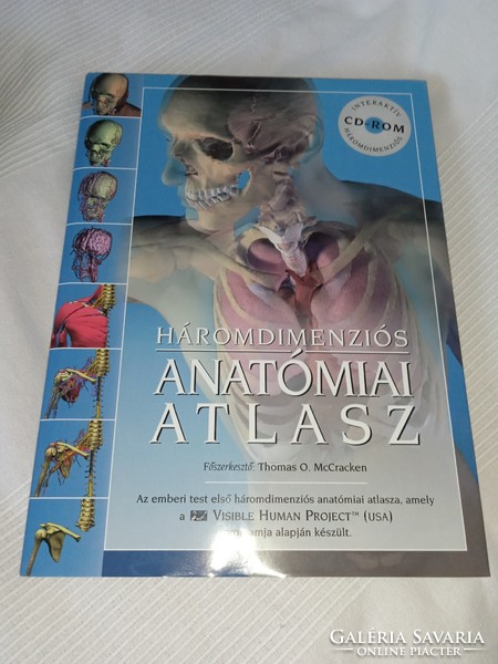 Thomas O. McCracken Háromdimenziós anatómiai atlasz CD melléklet - olvasatlan és hibátlan példány!!!