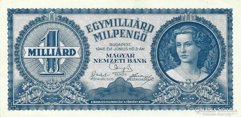 One billion milpengő 1946 1.