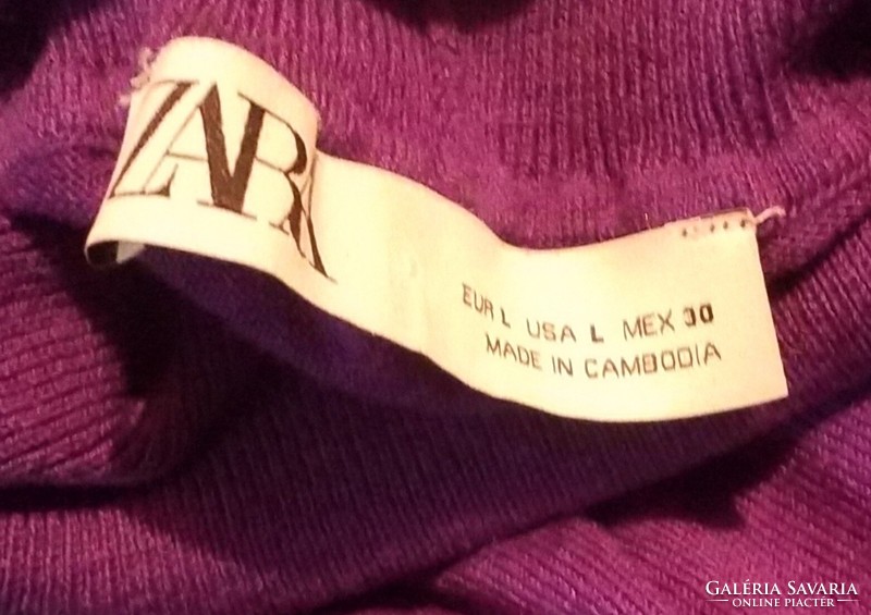 Zara women's purple turtleneck brand new! L