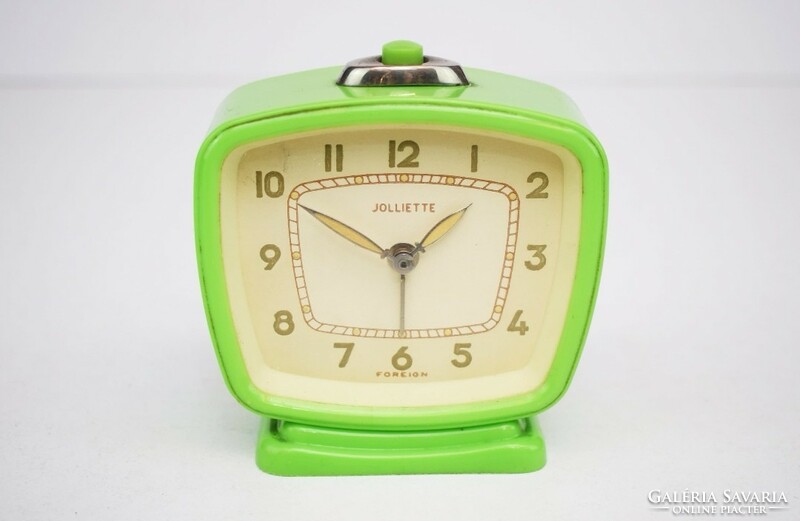 Retro foreign jolliette table alarm clock / mechanical / retro / old