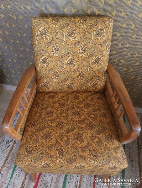Only 1 retro cane armchair left!