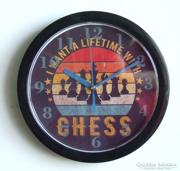 Chess wall clock (100028)