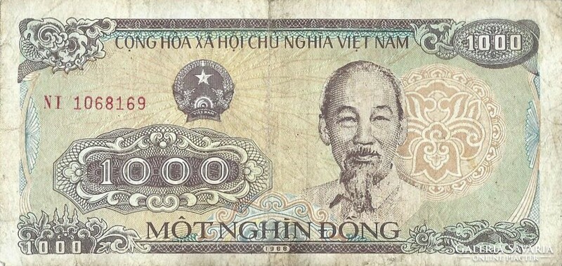 1000 dong 1988 Vietnam