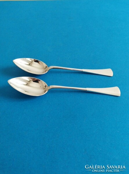 Silver 2 teaspoons English style