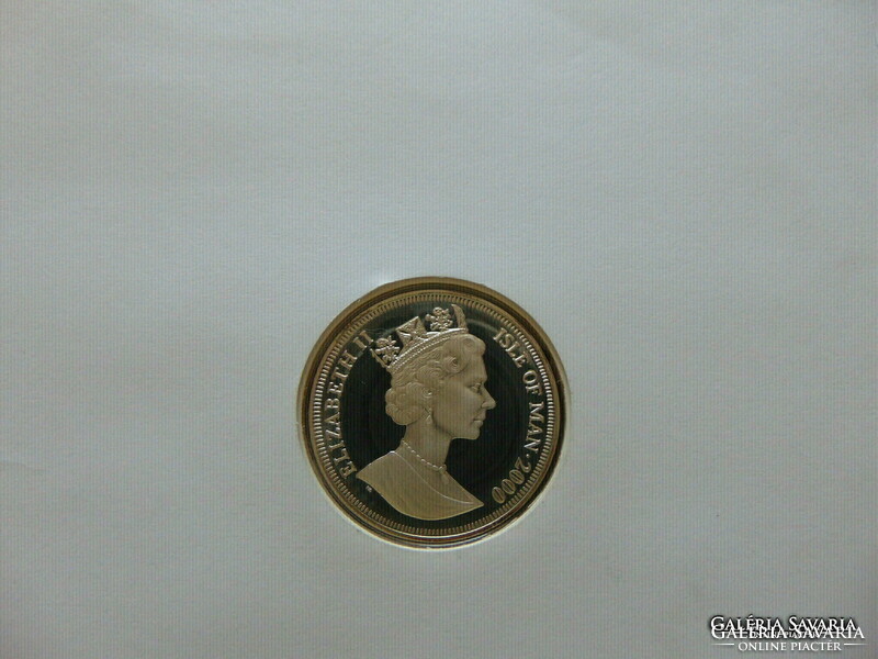 England Man - Isles silver commemorative 1 crown 2000