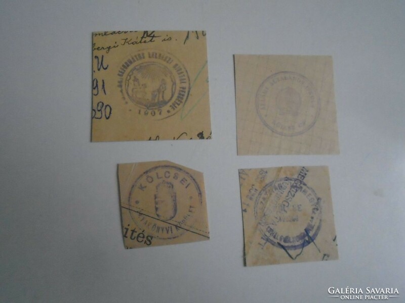 D202354 Kölcse old stamp impressions 3 pcs. About 1900-1950's