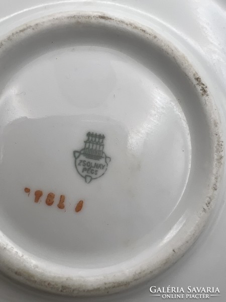 Zsolnay nagy teás kanna porcelán, hibátlan. 16 x 25cm-es.4919