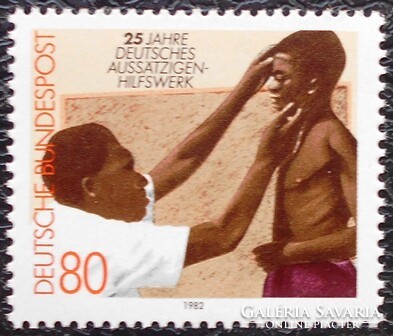 N1146 / Németország 1982 A lepra elleni küzdelem bélyeg postatiszta