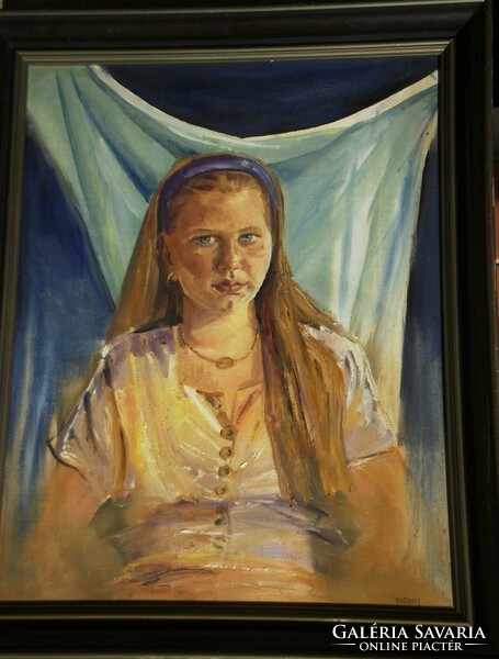 Eszter Mattioni (1902-1993): portrait of a girl
