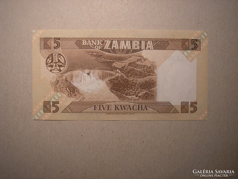 Zambia - 5 Kwacha 1988 UNC
