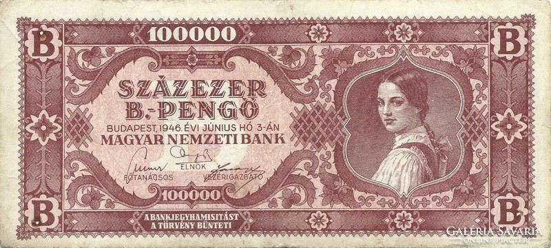 Százezer b.-pengő 1946 2.