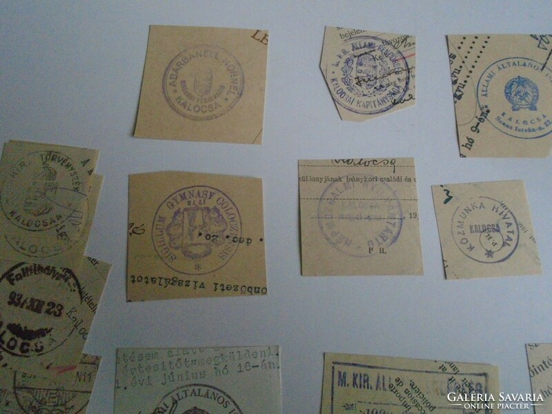 D202348 calocsa old stamp impressions 28 pcs. About 1900-1950's