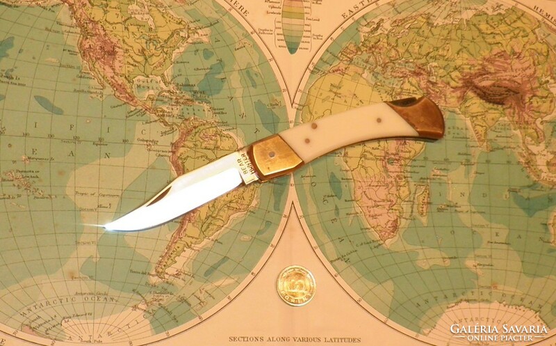 Bear hunter hunting knife. From collection.