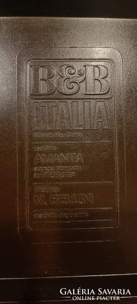 Mario bellini amanta armchairs for b&b italia, 1982, set of 6
