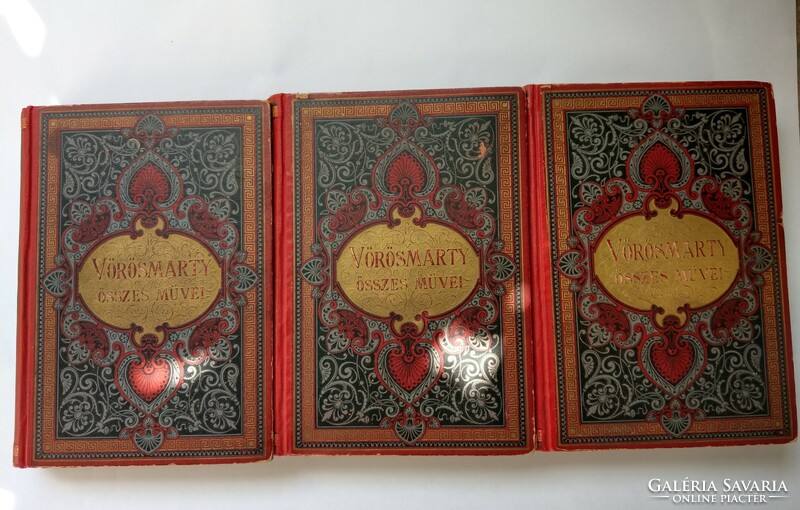 Vörösmarty összes művei I.-III. ritkábbik Franklin kiadvány <1902