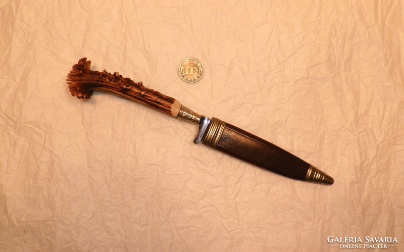 Linder hunting dagger in Solingen, from a collection.