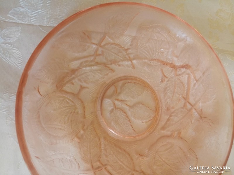 Old salmon colored plate 15 cm