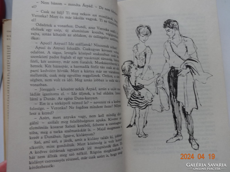 Márta Gergely: Marriage Sufficient - old strip book with own movie bookmark - first edition