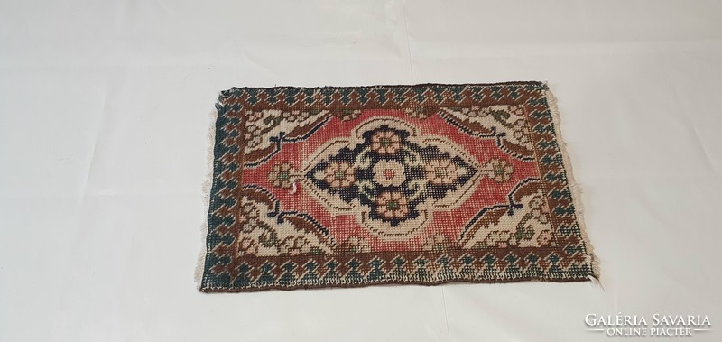 2013 Vintage Iranian Hamadan Hand Knotted Wool Persian Rug 43x69cm Free Courier