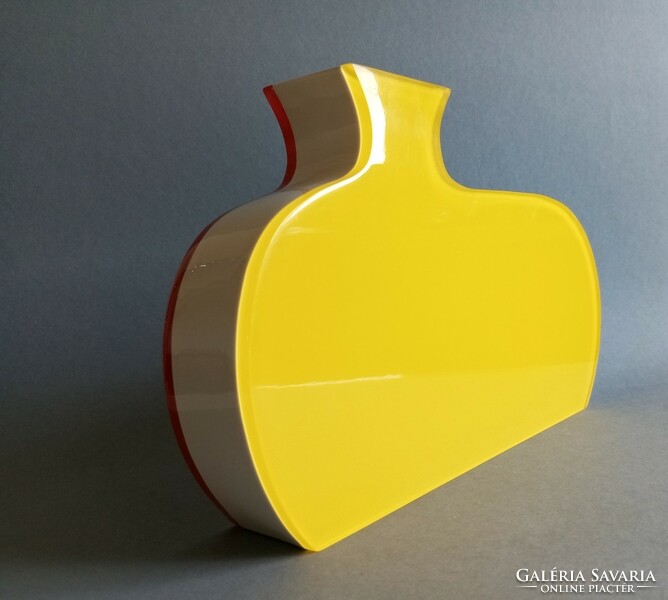 Villeroy & boch pop-art/postmodern 'essentials' acrylic vase 1970's