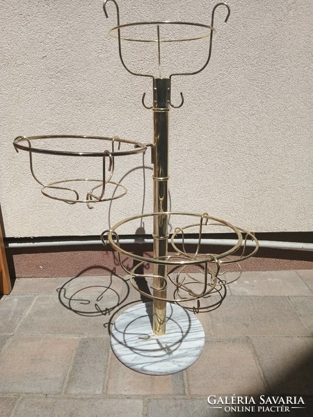Hollywood regency flower stand on a marble base. Negotiable