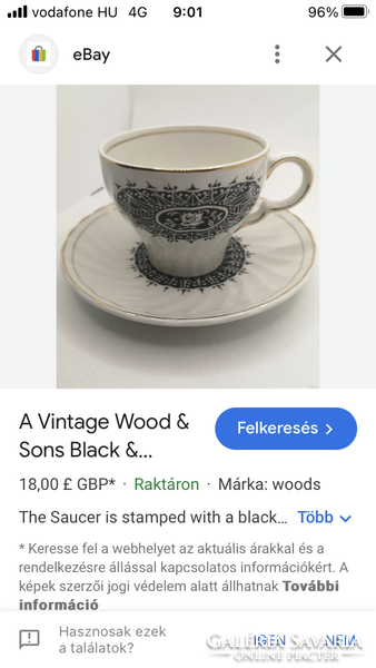 Fantasztikus Wood&Soons vintage csészék