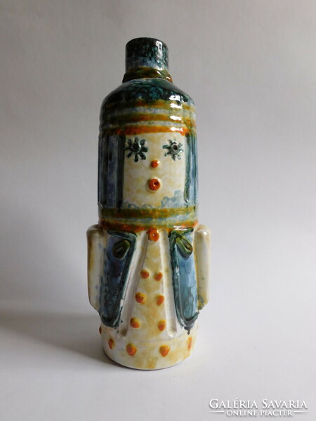 Erzsébet Fórizsné Sarai figural female figure vase 26.5 Cm