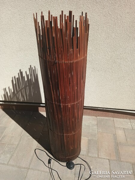 Vintage rattan  bambusz rotvik állólámpa. Alkudható.