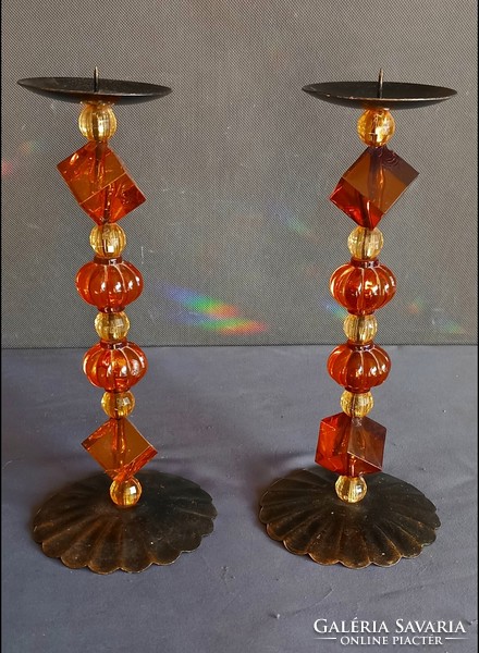 Glass candle holder design negotiable in pairs