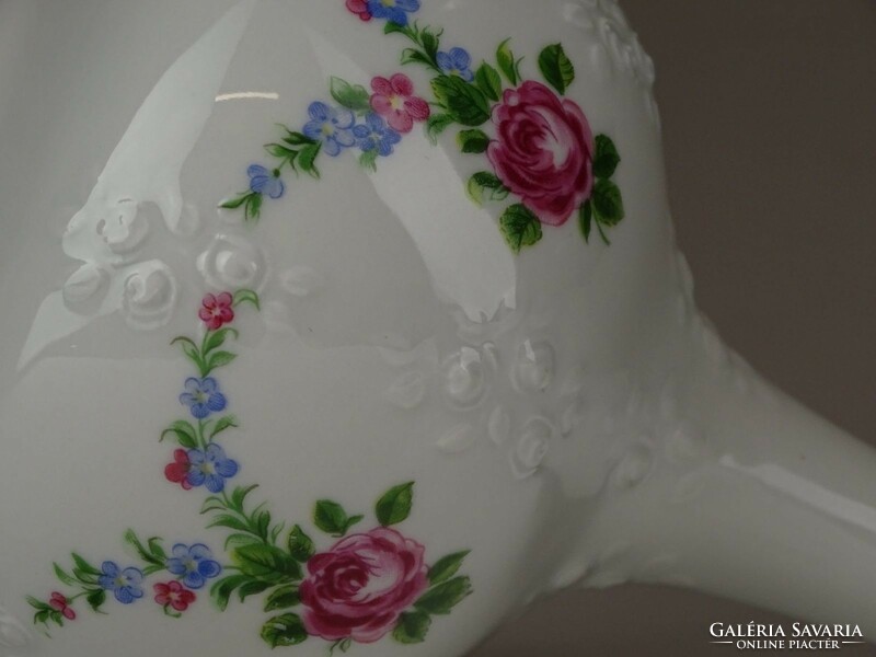 L124 Wallendorf porcelán rózsás szálváza