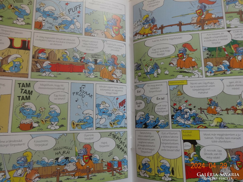 Peyo: Huppies Dwarves - the King Dwarf - Dwarf Duel - two stories - color comic (2009)