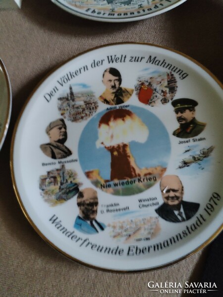Háborús emlék tányérok
