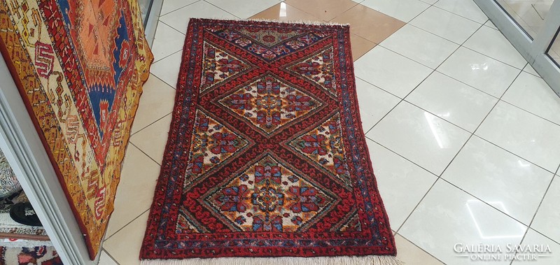 3291 Iranian Hamadan handmade Persian carpet 95x175cm free courier
