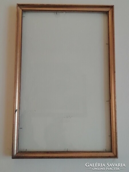 Old wooden picture frame, 52.3cm x 34.3cm