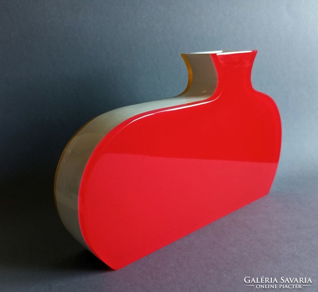 Villeroy & boch pop-art/postmodern 'essentials' acrylic vase 1970's