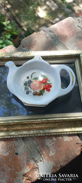 Teafilter tartó - angol porcelán  -