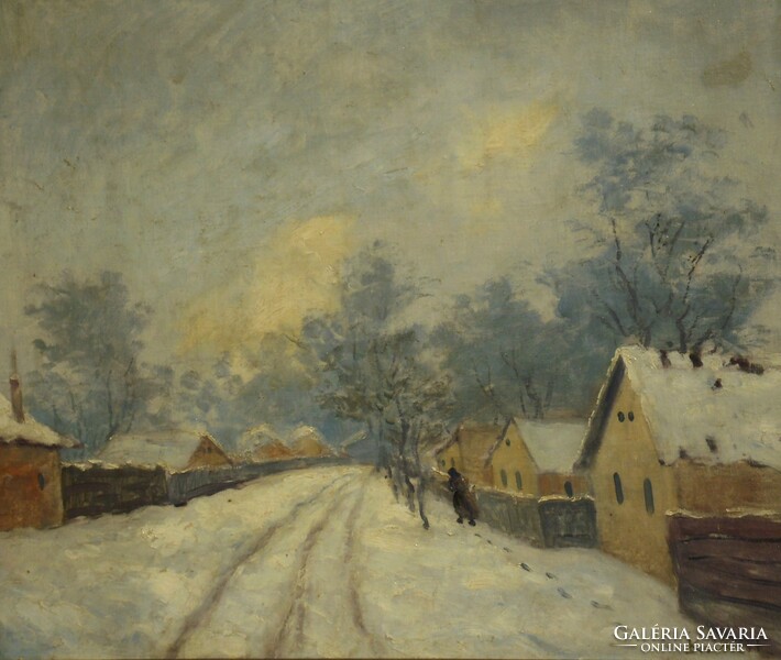 Kovács Ferenc (20.sz.első fele) : Tél a falun